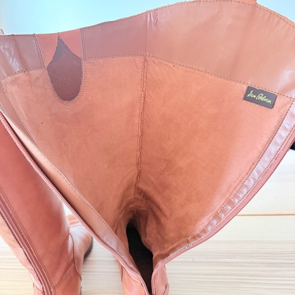 Sam Edelman Penny Leather Riding Boot Women’s Size US 7 M Whiskey Brown EUC - Picture 7 of 10